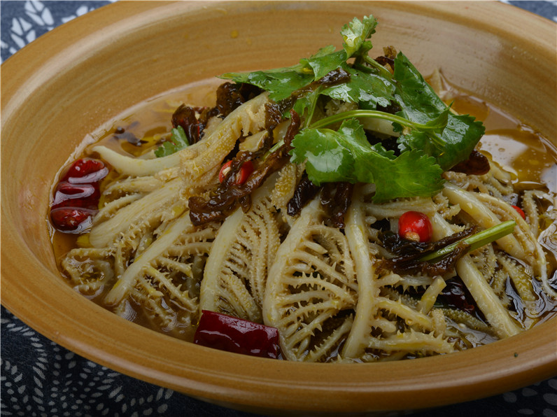 开胃毛肚鲜辣味