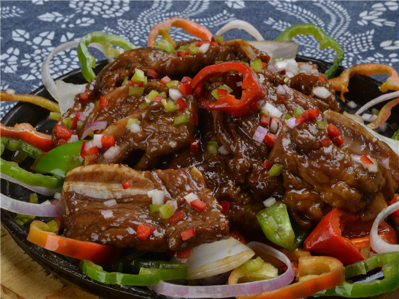 铁板飘香牛肉