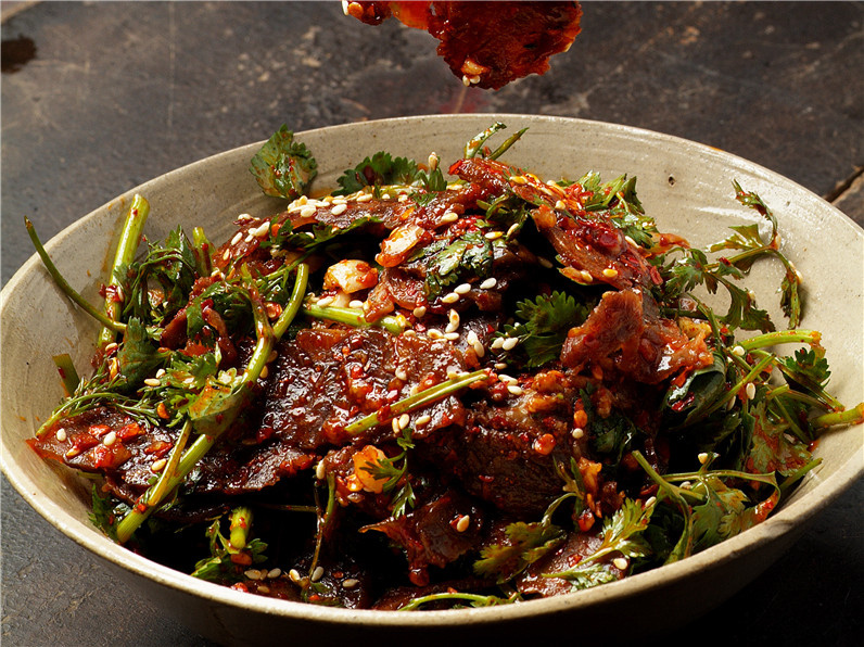 盐帮拌牛肉